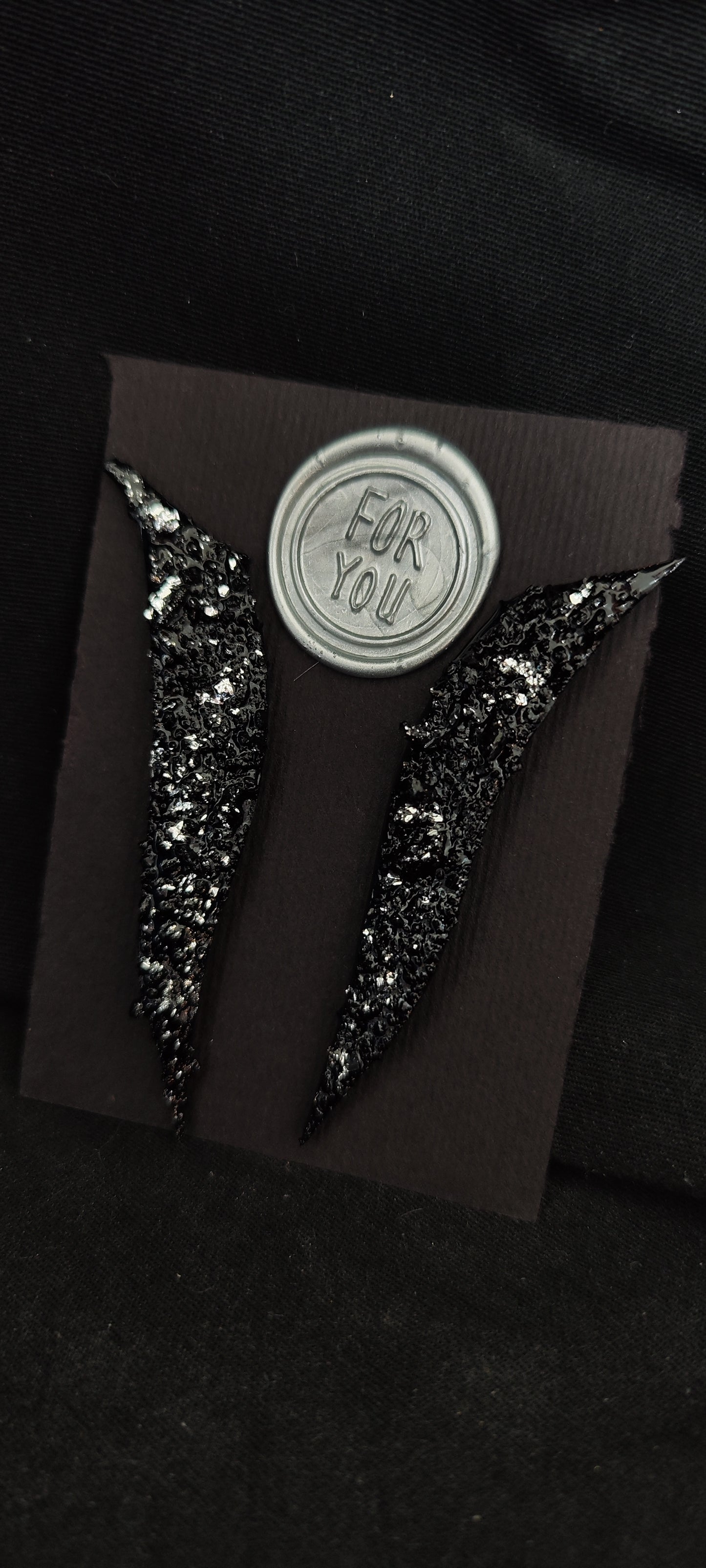 Enjoy the richness of this statement piece of jewelry. Beautiful and quality materials are joined in a timeless star shape. Textures and layers create a 3D effect. Wear a pair or only one earring, try it on causal styling or evening dress, these earrings are going to upgrade your styling 100%! Very light to wear. Free pair of protective stainless steel ear nuts come in a set.