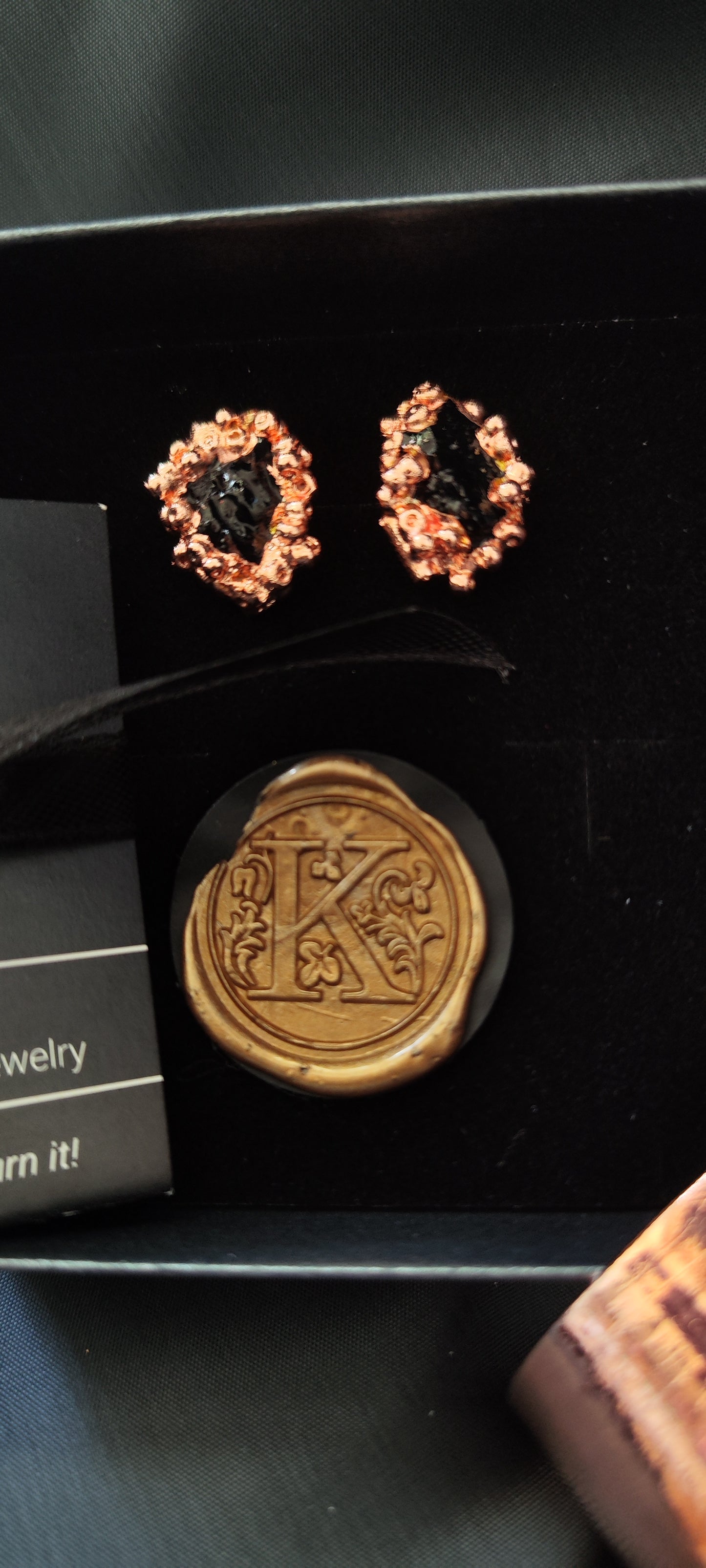 Copper Bubble Earrings