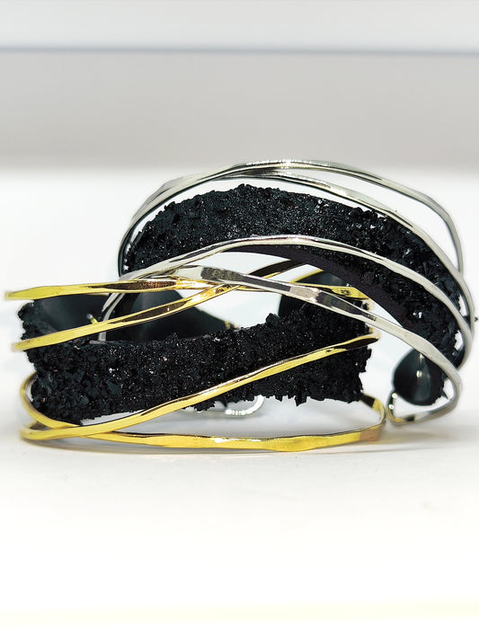 KUOLMi nakit, zapestnica aleksaandra, nakit iz premoga