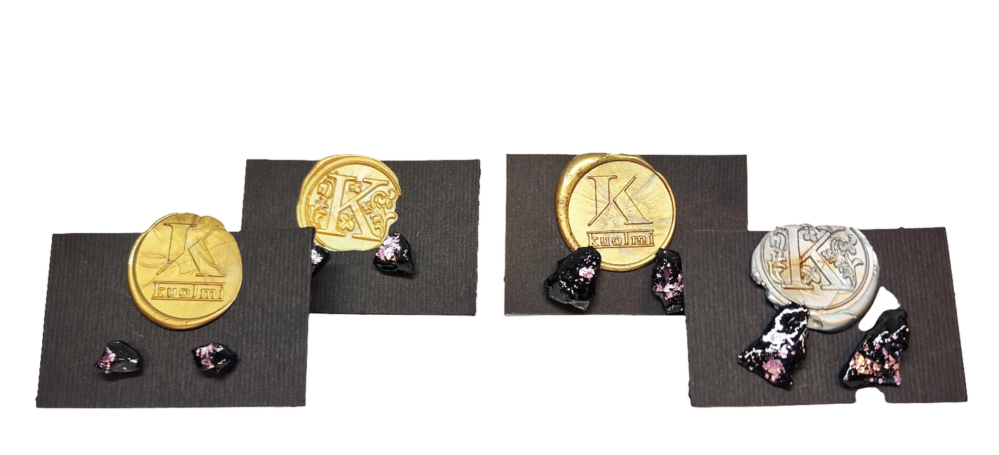 Uhani Srebro 925 KUOLMi Lila