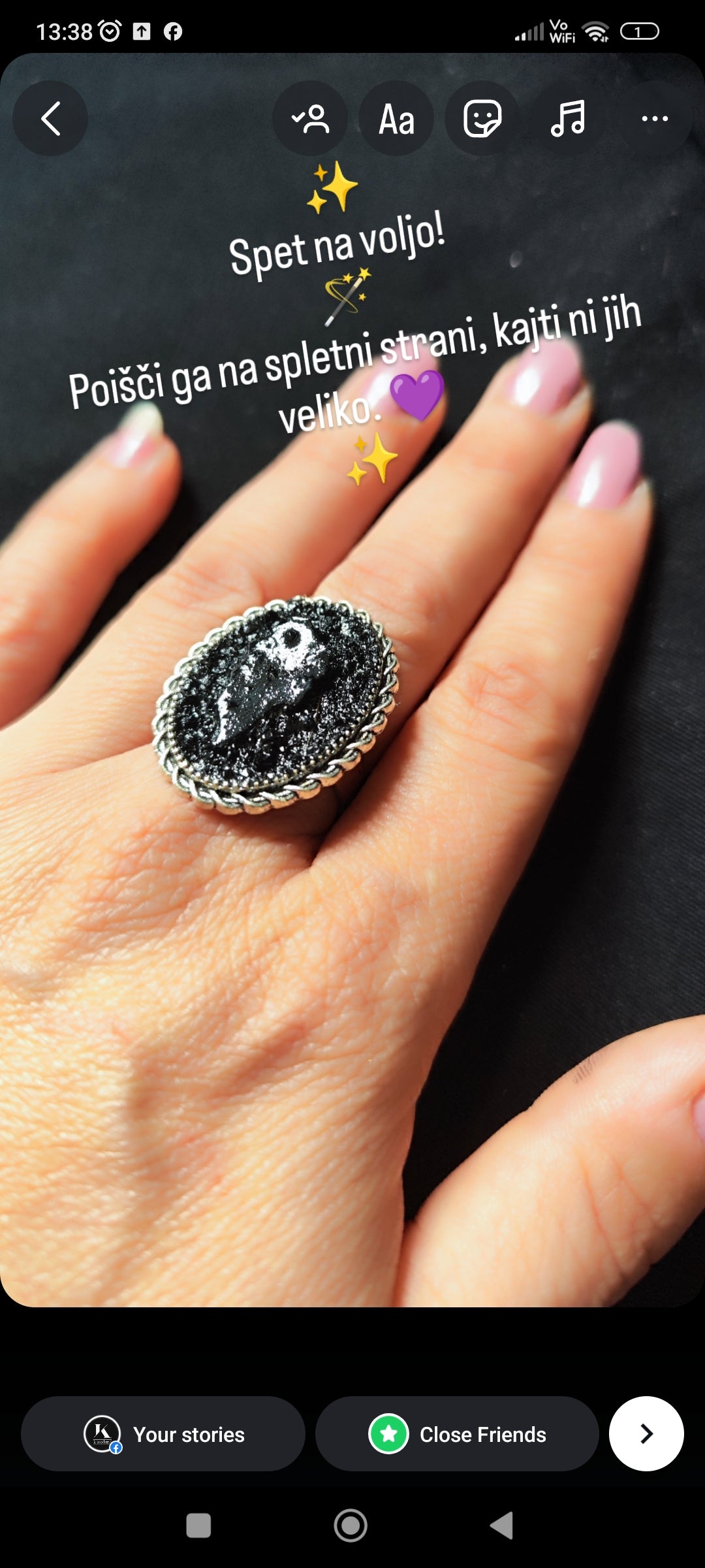 KUOLMi Oval Ring