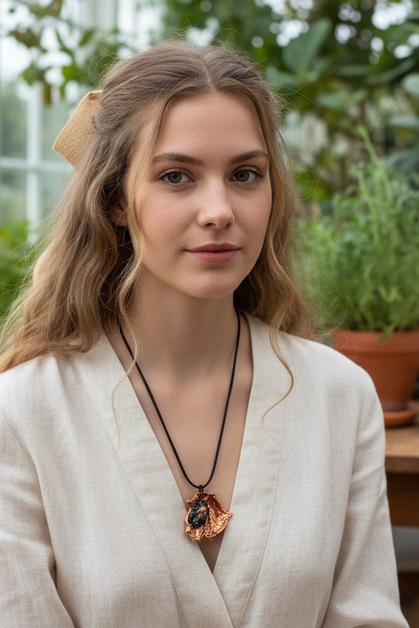 Baker Rose Copper Necklace