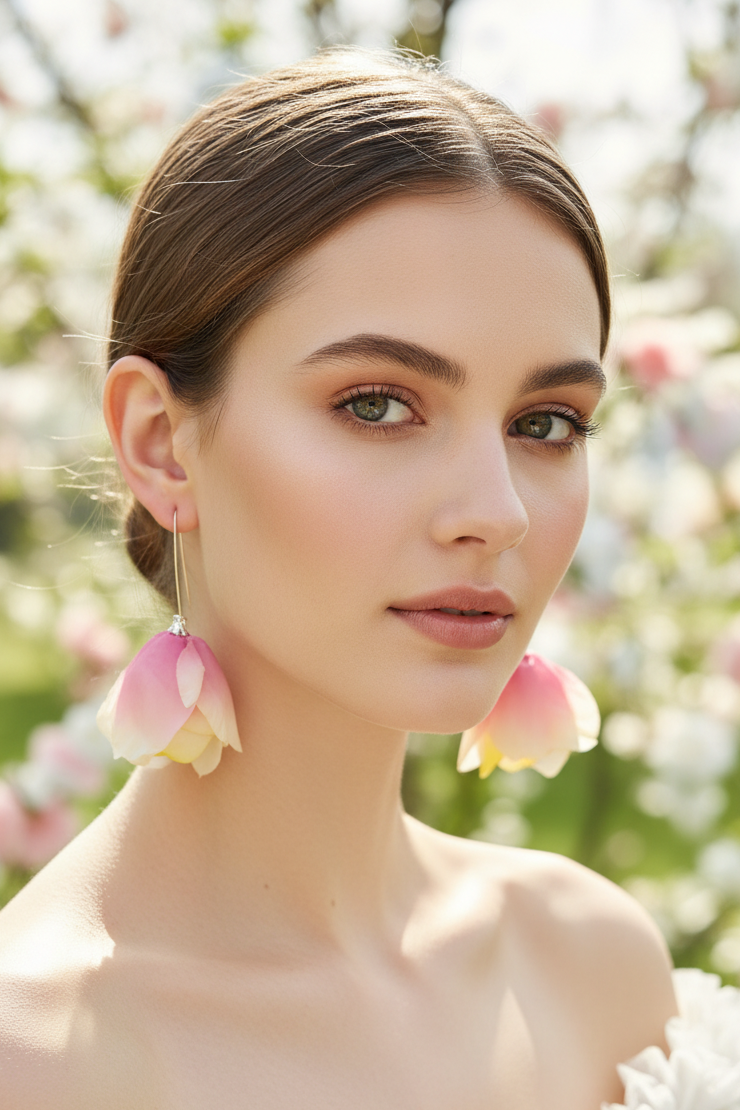 KUOLMi Magnolia Hanging Earrings