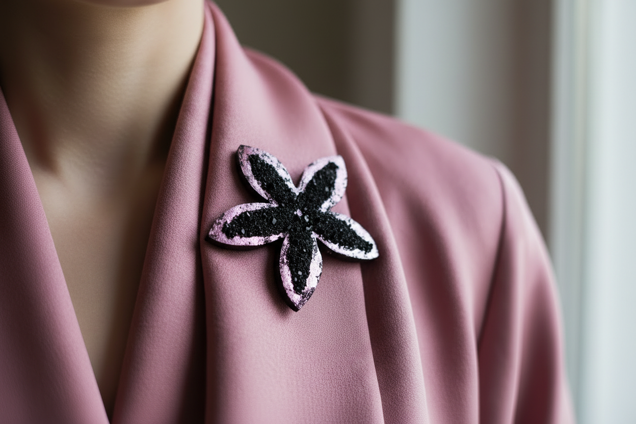 KUOLMi Rose Brooch