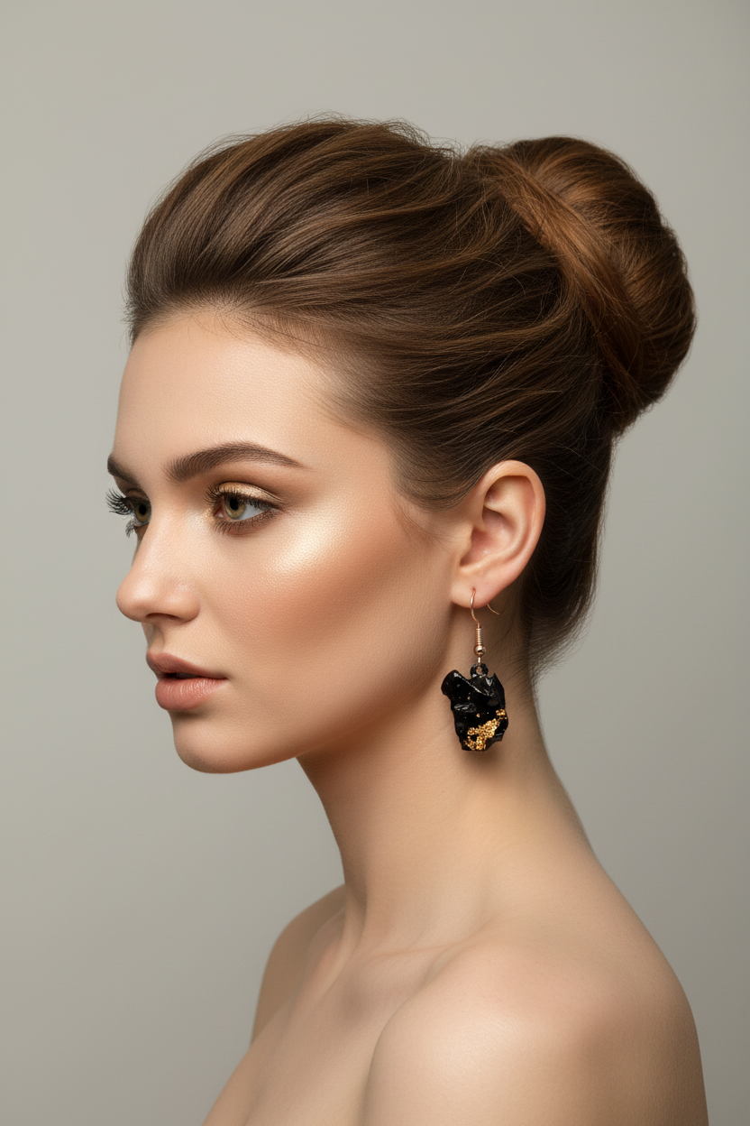 KUOLMi Rosegold Hanging Earrings