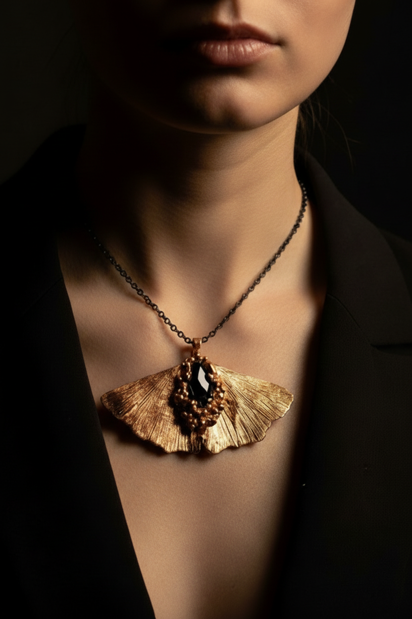 Verižica Ginko Copper