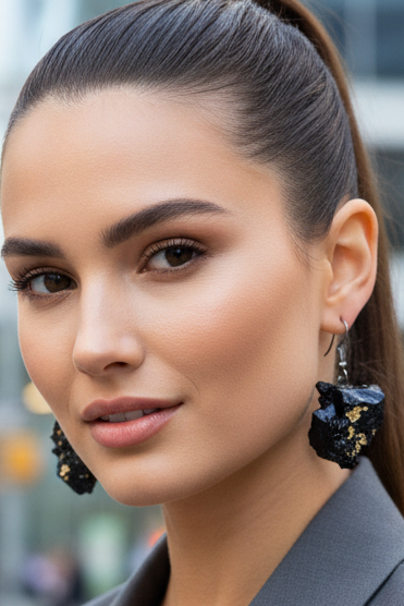 KUOLMi Rosegold Hanging Earrings