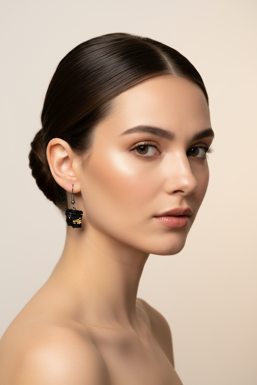 KUOLMi Rosegold Hanging Earrings