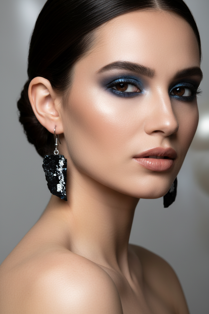 Viseči uhani KUOLMi Black