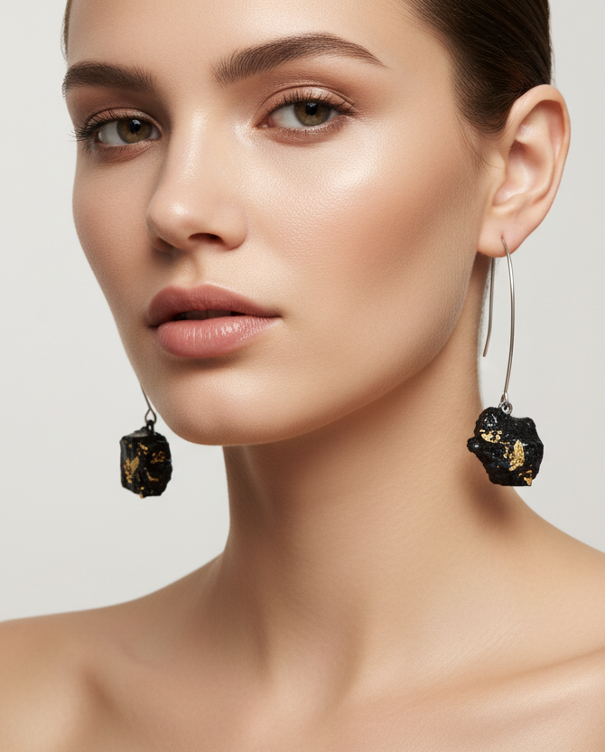 Elegant Silver Style Hanging Earrings