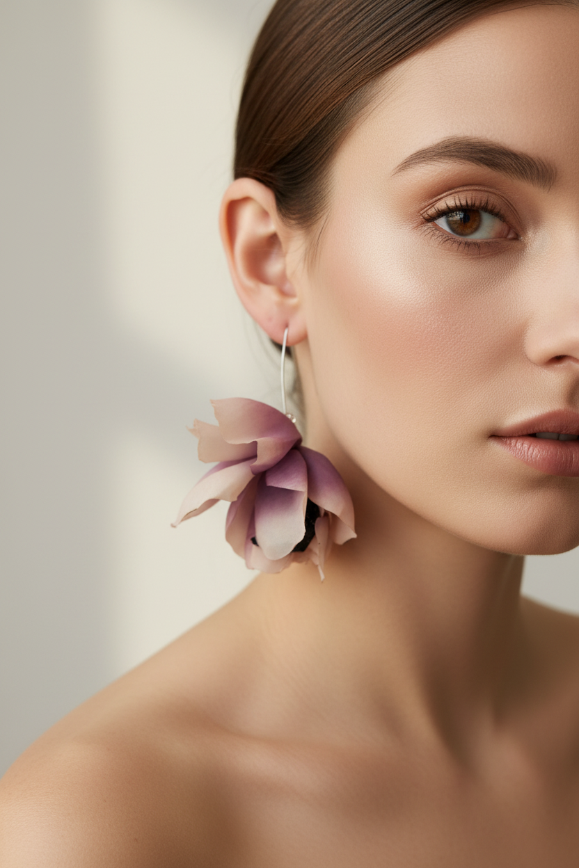 KUOLMi Magnolia Hanging Earrings
